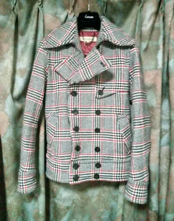 갈라 아벤트 하운드투스 체크 패턴 P 코트