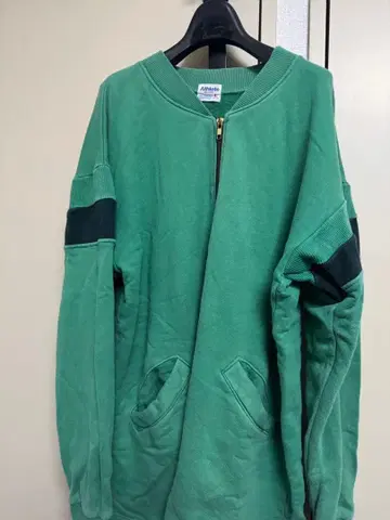 Athlete BEAMS 그린 컬러 집업 L