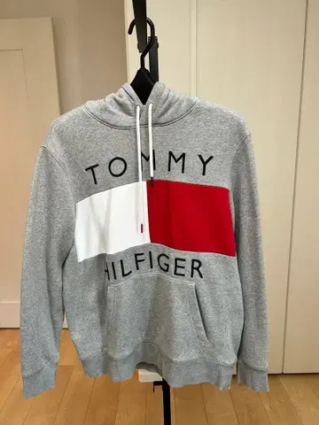 TOMMY HILFIGER 그레이 후드티 L 사이즈
