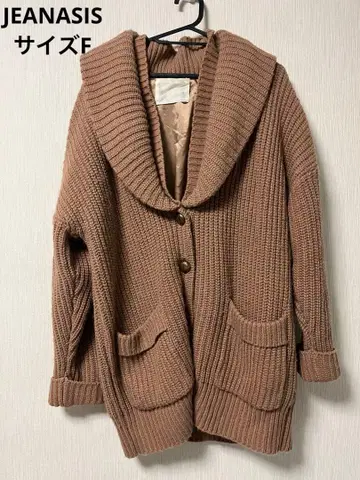 JEANASIS 지나시스 여성용 두꺼운 원단 니트 가디건 아우터