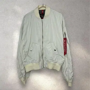 알파인더스트리 MA-1 여성용 밀리터리 L-2B M 베이지