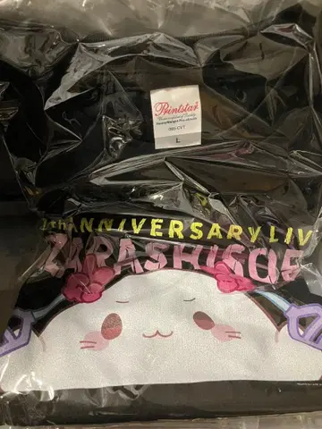 아자라시 라이브 T셔츠 블랙 L 사이즈 아마카노 아자라시 라이브 10th