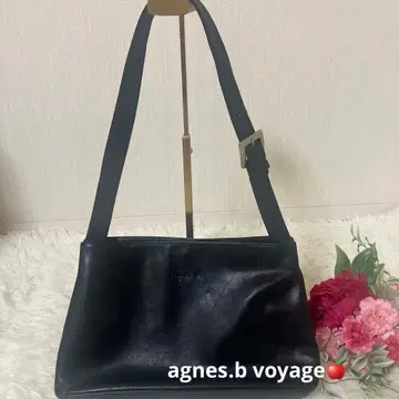 아그네스 베 VOYAGE 숄더백 블랙 숄더
