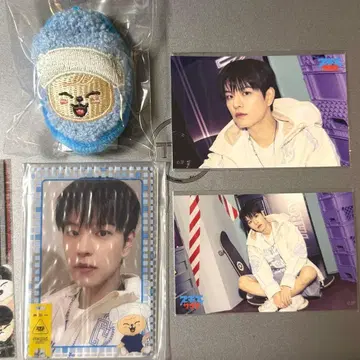 스키즈 사우나 온라인 복권 포토 카드 스티커 AB 슬리퍼