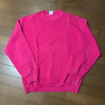 90s 레어 컬러 JERZEES 맨투맨 핑크 USA제 구제 의류