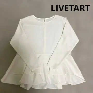 BEARDSLEY LIVETART 밑단 프릴 블라우스