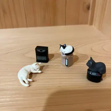 고양이 피규어 세트