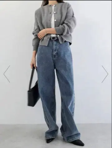 evernavy 에버네이비 커브 데님 팬츠 M 블루 워시 and me