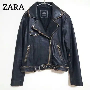 ZARA 라이더 자켓 램 가죽