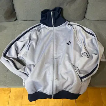 풀 집업 자켓 라이트 그레이