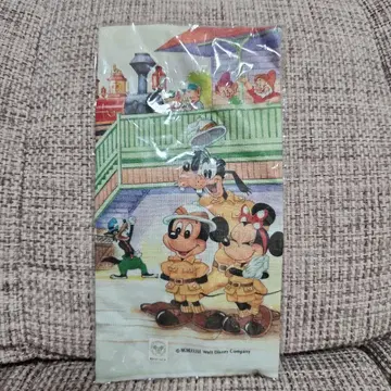 어드벤처랜드 손수건 쇼와 레트로 도쿄 디즈니랜드 개원 초기 레어