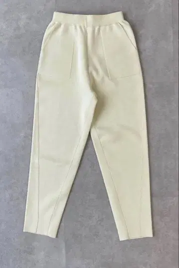 lohen 로헨 밀라노 리브 팬츠 38 화이트