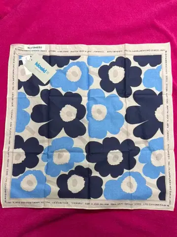marimekko 꽃무늬 코튼 손수건