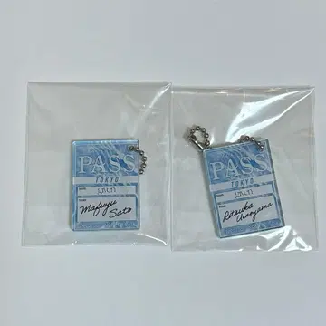 기븐 노이타미나 어패럴 특전 아크릴 키링 도쿄 리츠카 마후유