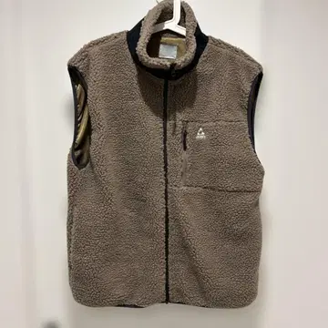 [ 미사용 ] LOWRYS FARM 보아 베스트 베이지 M 사이즈