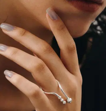 새상품 LAPUIS Random Drop ring A 실버