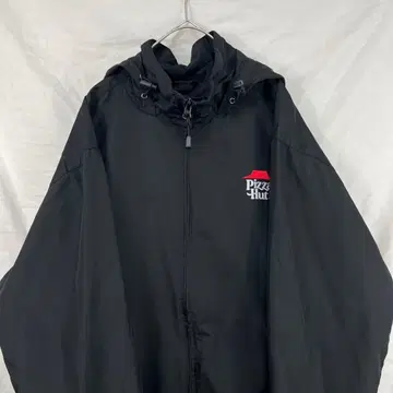 00s 피자헛 피자햇 나일론 자켓 블랙