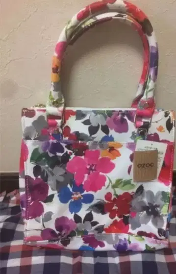 ozoc 꽃무늬 숄더백