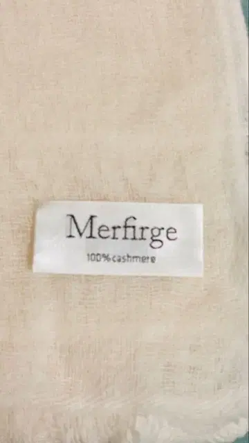 새상품급 Merfirge 100% 캐시미어 스톨
