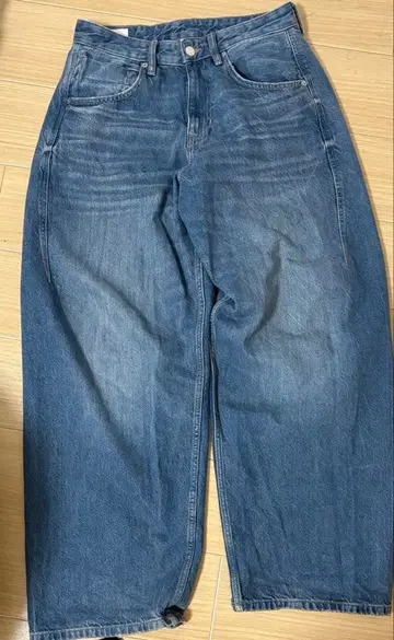 ZARA 와이드 레그 데님 청바지 EUR 38