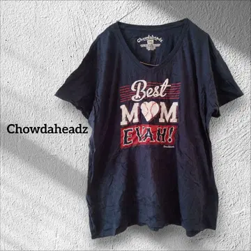 1점 한정 Chowdaheadz 반팔 T셔츠 [XXL] 네이비 상의