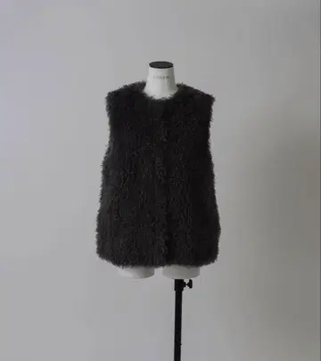 LOHEN 컬리 퍼 2way 숏 베스트