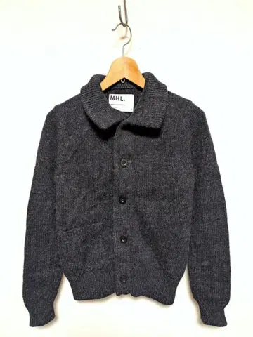 MHL 에무에이치엘 마가렛호웰 가디건 하이넥 니트