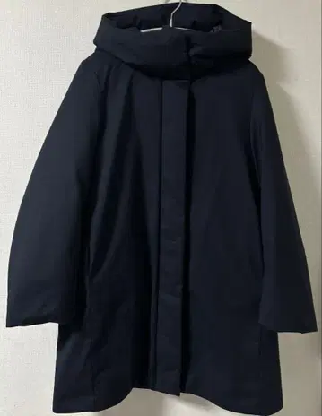 유니클로 하이브리드 다운 코트 네이비 온라인 한정 사이즈
