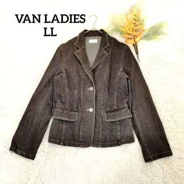 반 여성용 테일러드 자켓(LL) 그레이 코튼 레귤러 카라