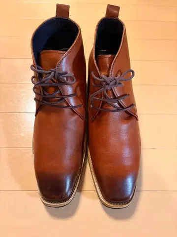 천연 가죽 처카 부츠