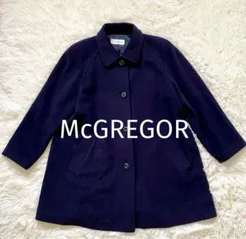 McGREGOR 싱글 울 코트 빅 사이즈 네이비