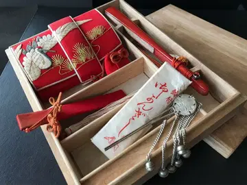 하코세 스에히로 세트 앤티크 오동나무 박스형