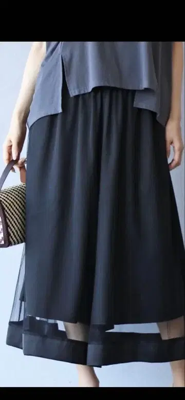 세련된 스커트처럼 보이는 큐롯 체형 커버