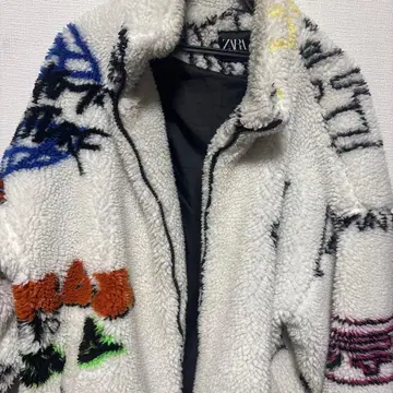 ZARA 플리스 보아 자켓 L-XL