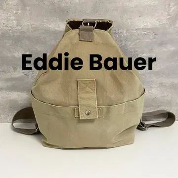 생산 종료 에디바우어 밀리터리 백팩 카키 덕 소재 아메카지 구제 의류