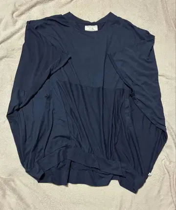 드럭 스토어즈 fu-ai 루즈핏 튜닉 T셔츠 네이비 F