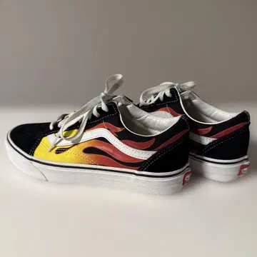 레어 VANS 올드스쿨 파이어 프레임 23.5cm