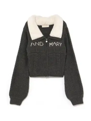 andMary Mary logo zip tops gray