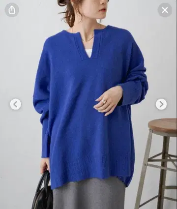 퓨어세신 키넥 니트 풀오버 새상품급