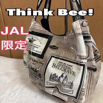 JAL 한정품 Think Bee! 2way 에나멜 코팅 백