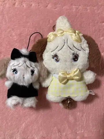 mikko 수플레 낚시릴 포함 패스 케이스 마스코트 2개 세트