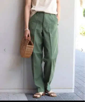 Framework 백 새틴 베이커 팬츠 36