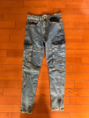 zara 데님 카고 팬츠 워시