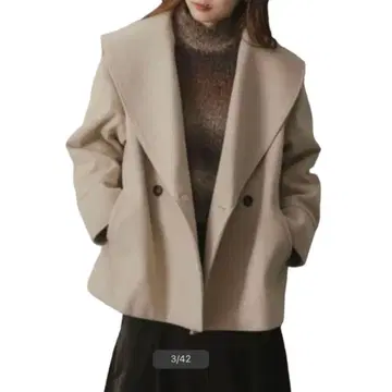 센스 오브 플레이스 빅 칼라 코트