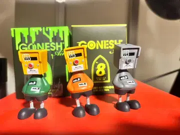 워커 마스코트 피규어 3체 세트