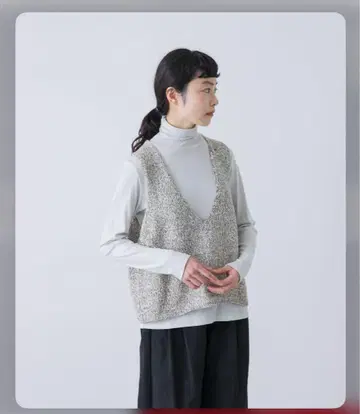 카구레 테이프 얀 니트 베스트 택 포함 새상품 어반 리서치 도어스