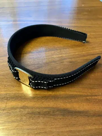 페라가모 머리띠 리본 스티치