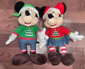 미키 미니 크리스마스 봉제 인형 즉시 구매