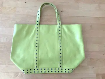 Vannessabruno 라임 그린 스터드 토트백