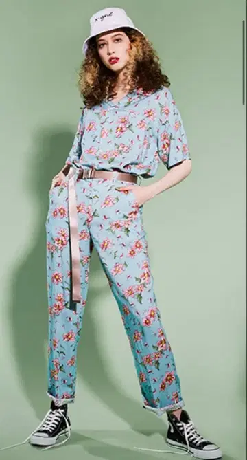 JOJO X-girl 콜라보 셋업